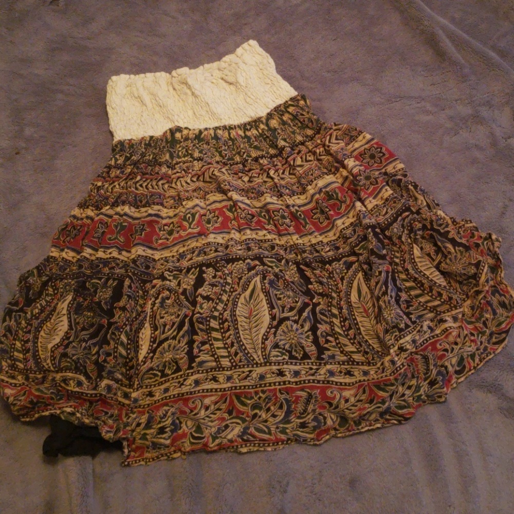 Patterned tube top